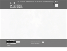 Tablet Screenshot of ahwilkens.com